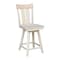International Concepts Ava Counter Height Stool, with Swivel 24" Seat Height, Unfinished S-132SW - alternate 7